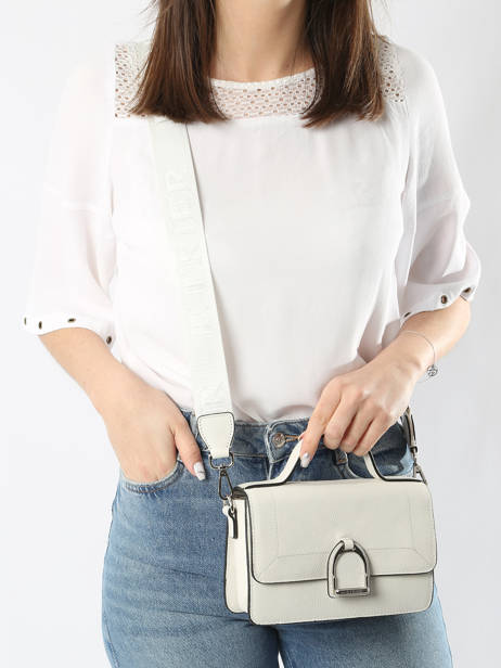 Cross Body Tas S Altesse Leder Etrier Wit altesse EALT048S ander zicht 1